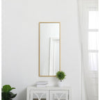 Carson Carrington Salsnas Metal Frame Rectangular Mirror
