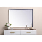 Carson Carrington Salsnas Metal Frame Rectangular Mirror