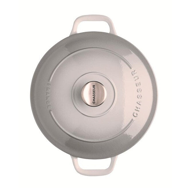 Chasseur French Enameled Cast Iron Round Dutch Oven, 4.2-quart