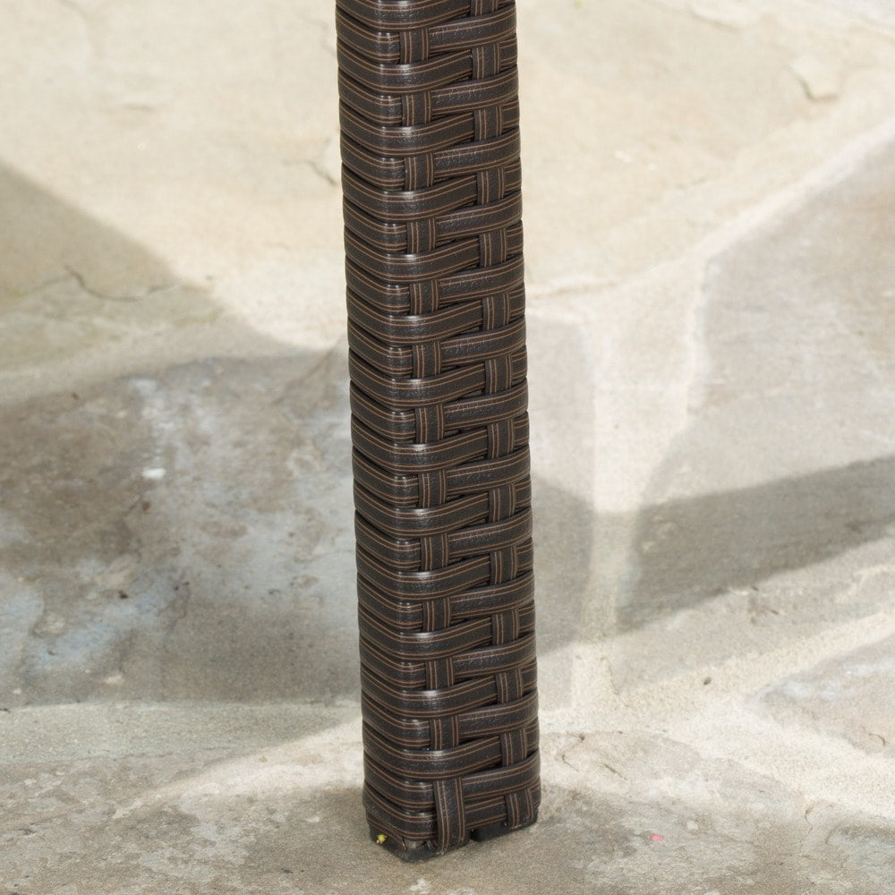 Elba 3-piece Wicker Bistro Set by Christopher Knight Home