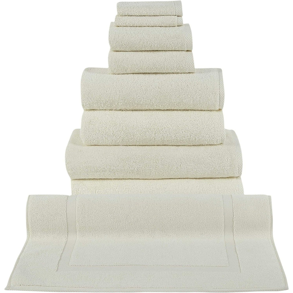CTT %100 Turkish Cotton Towel Set 8 or 9 Pcs Quick Dry and Absorbent