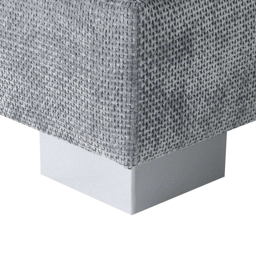 Cloud Sectional Sofa,L-Shaped Luxury Couch Set With 2 Free Pillows,4-Seat Chenille Indoor Furniture With Oversized Chaise