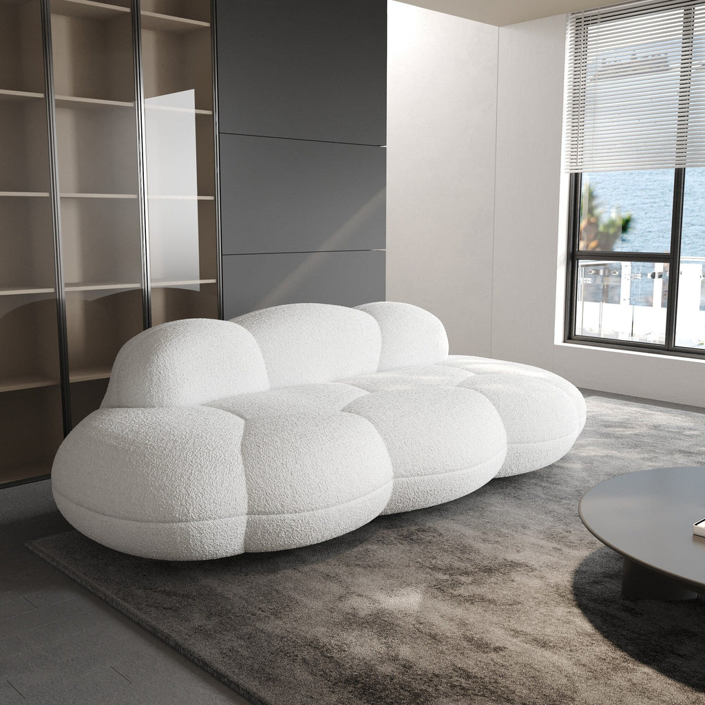 Cloud Shaped Couches for Living Room, Modern Comfy Compressed Sofa, Cloud Shaped Leisure Sofa for Bedroom, Apartment