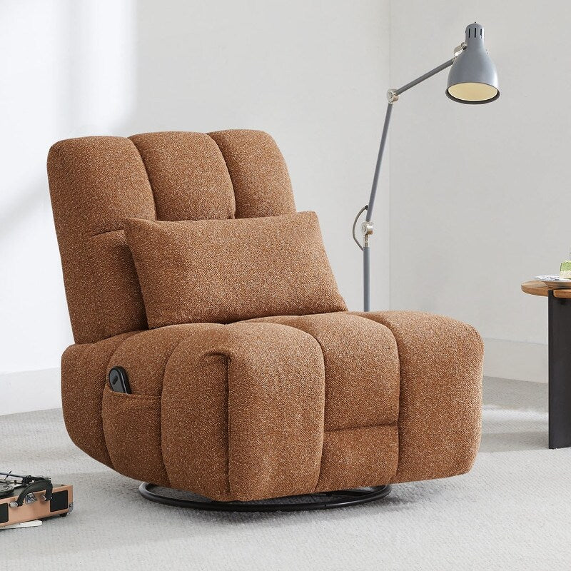 Cole Power Recliner Chair Swivel Glider with Lumbar Support