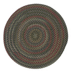 Colonial Mills Wayland Rustic Farmhouse Braided Multicolor Round Rug