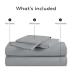 Color Sense 800TC Luxury Cotton-Blend Wrinkle-Resistant Sheet Set