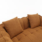 Comfortable square recliner sofa