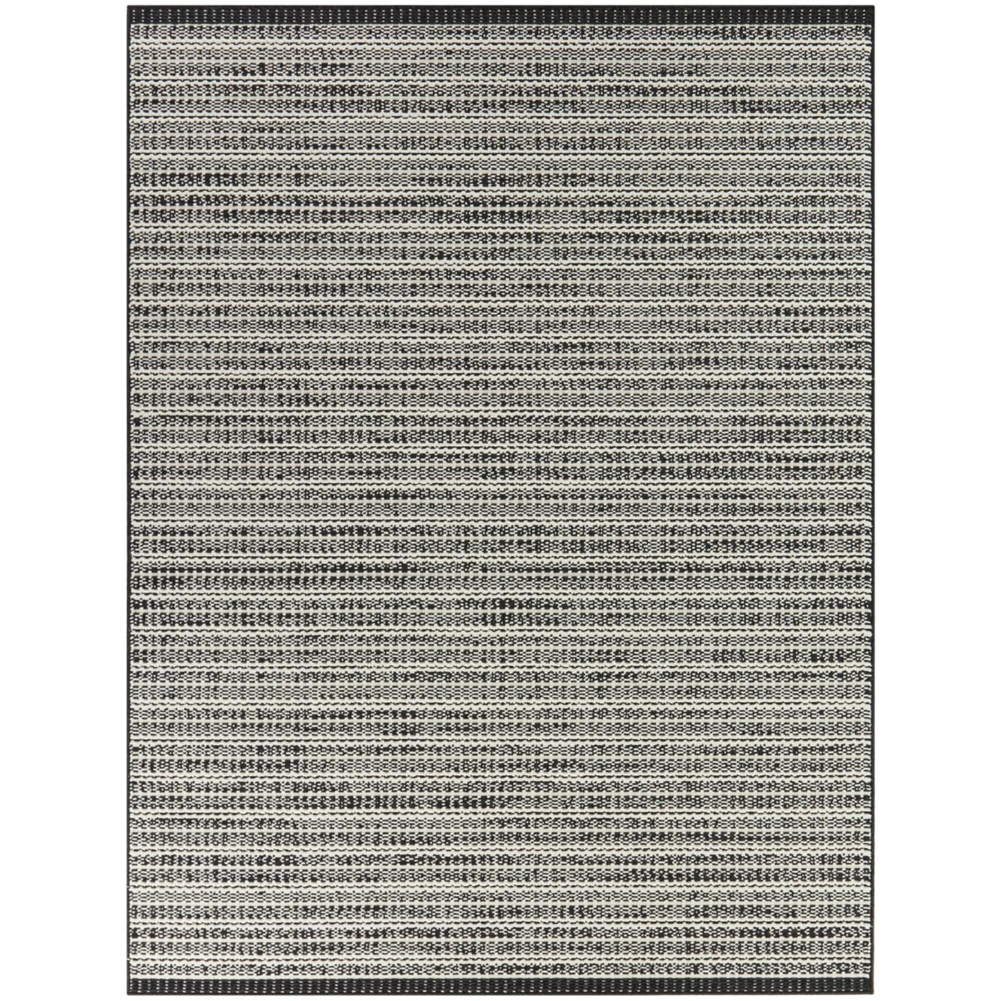 Connell Transitional Stripe Indoor/Outdoor Area Rug