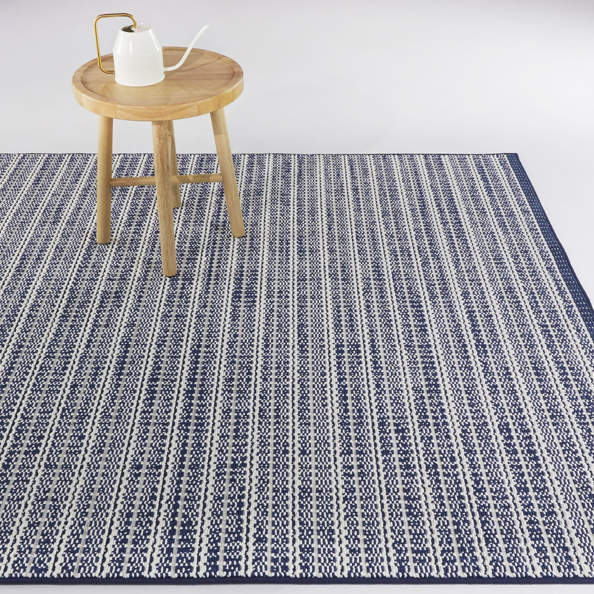 Connell Transitional Stripe Indoor/Outdoor Area Rug