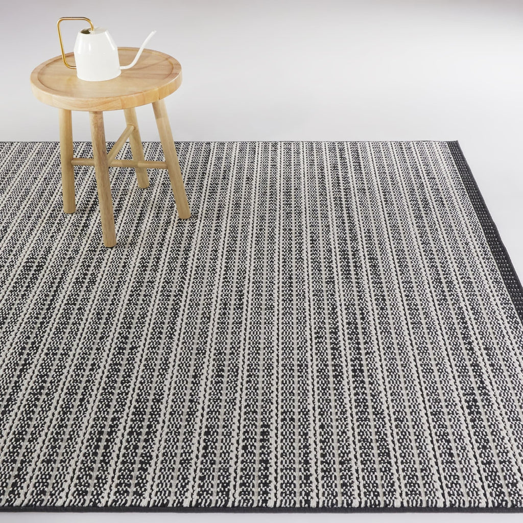 Connell Transitional Stripe Indoor/Outdoor Area Rug