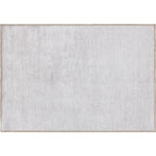 Contemporary Distressed Stripe Machine Washable Area Rug