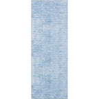 Contemporary Distressed Stripe Machine Washable Area Rug