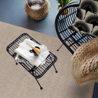 Contemporary Solid Indoor/Outdoor Area Rug