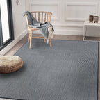 Contemporary Solid Indoor/Outdoor Area Rug