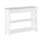 Convenience Concepts Oxford 1 Drawer Console Table with Shelves