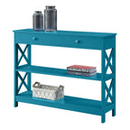 Convenience Concepts Oxford 1 Drawer Console Table with Shelves