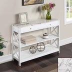 Convenience Concepts Oxford 1 Drawer Console Table with Shelves