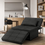 Convertible Sofa Bed Sleeper Sofa Chair Couch Folding Ottoman Recliner Chairs for Living Room