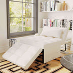 Convertible Sofa Bed Sleeper Sofa Chair Couch Folding Ottoman Recliner Chairs for Living Room