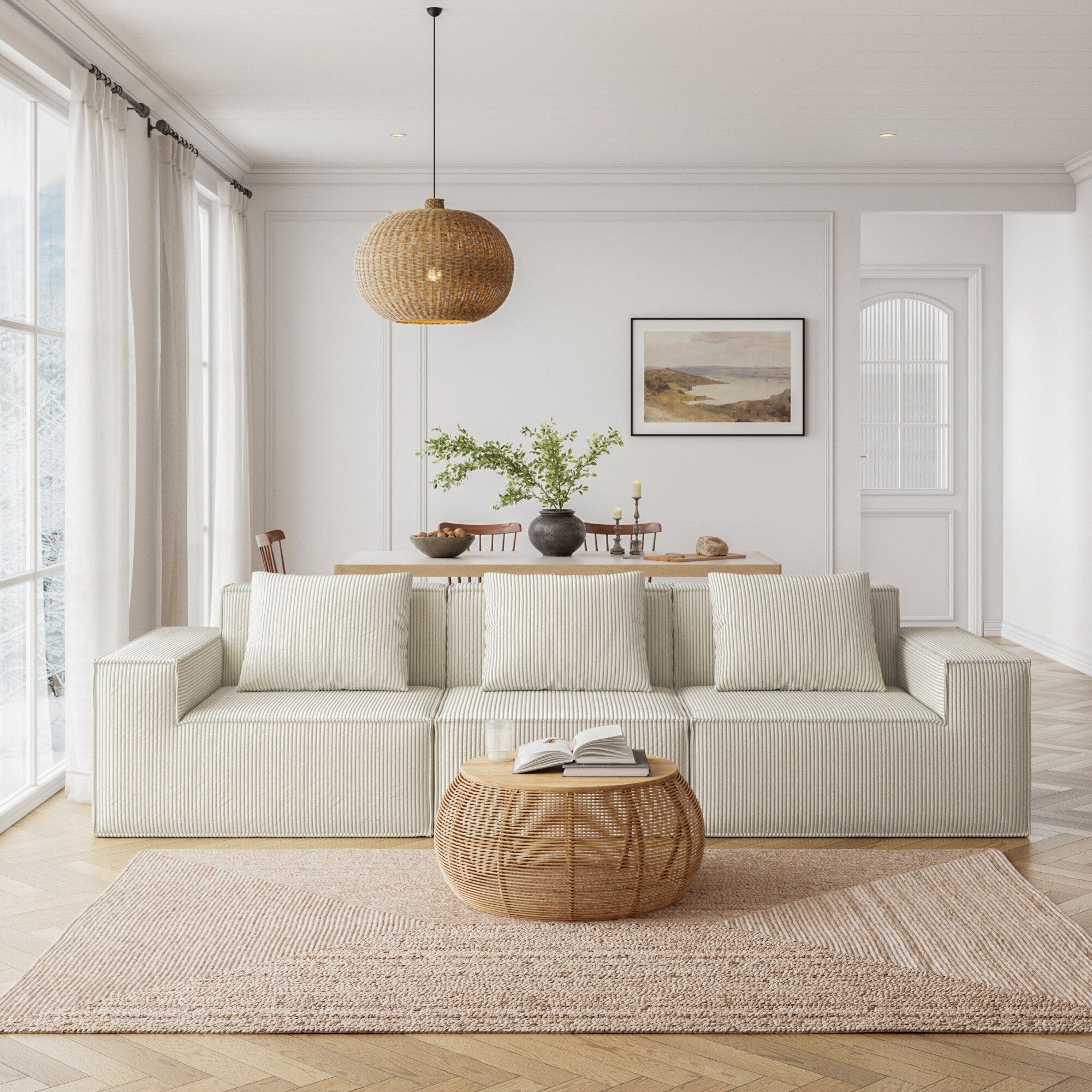 Convertible Tofu Block Sofa Floor Sofa Bed