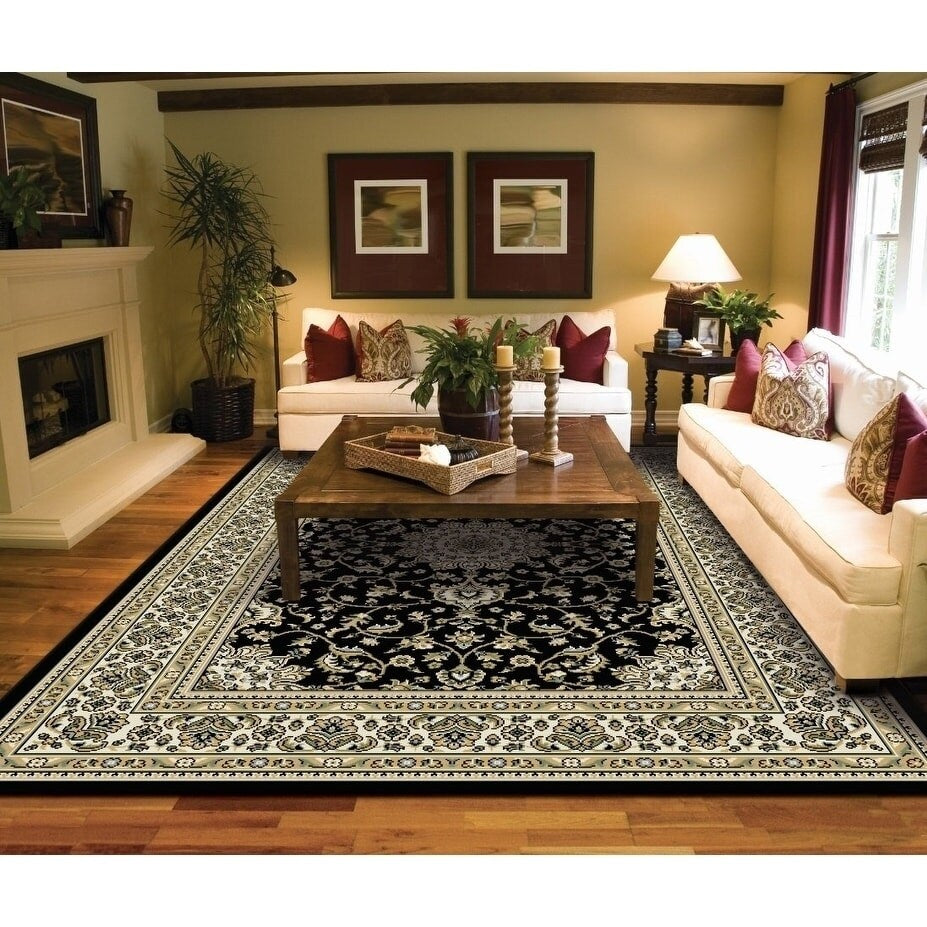 Copper Grove Savonlinna Bordered Persian Area Rug