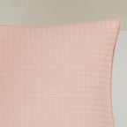 Intelligent Design Maize Cotton Jacquard Duvet Cover Set with Euro Shams and Throw Pillows