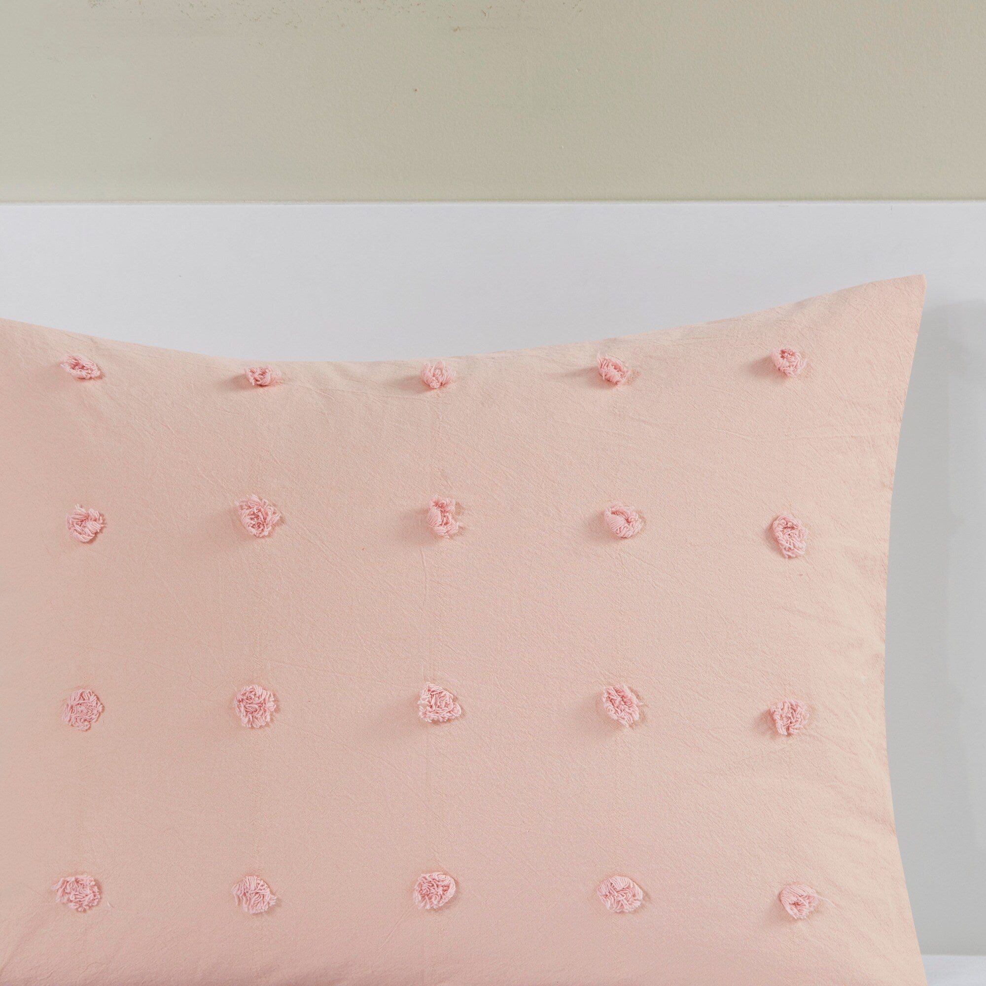 Intelligent Design Maize Cotton Jacquard Duvet Cover Set with Euro Shams and Throw Pillows