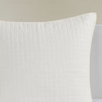 Intelligent Design Maize Cotton Jacquard Duvet Cover Set with Euro Shams and Throw Pillows