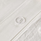 Intelligent Design Maize Cotton Jacquard Duvet Cover Set with Euro Shams and Throw Pillows