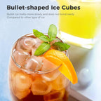 Countertop Portable Ice Maker with Self-cleaning ,9 Bullet Ice Cubes in 6 Mins, Comes with Ice Basket and Ice Scoop