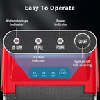 Countertop Portable Ice Maker with Self-cleaning ,9 Bullet Ice Cubes in 6 Mins, Comes with Ice Basket and Ice Scoop