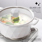 Country Kitchen Non-Stick Cast Aluminum Cookware Set - Durable Kitchen Cookware for Everyday Cooking, 6-11 Pc