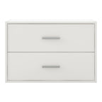 DH BASIC Modern Wood Customizable Stackable Storage Organizer - Cube Shelves, Drawer Cabinet, Bookcase with Doors by Denhour