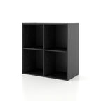 DH BASIC Modern Wood Customizable Stackable Storage Organizer - Cube Shelves, Drawer Cabinet, Bookcase with Doors by Denhour
