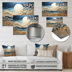 Designart Clouds Prairies Collages VI Modern Metal Wall Art