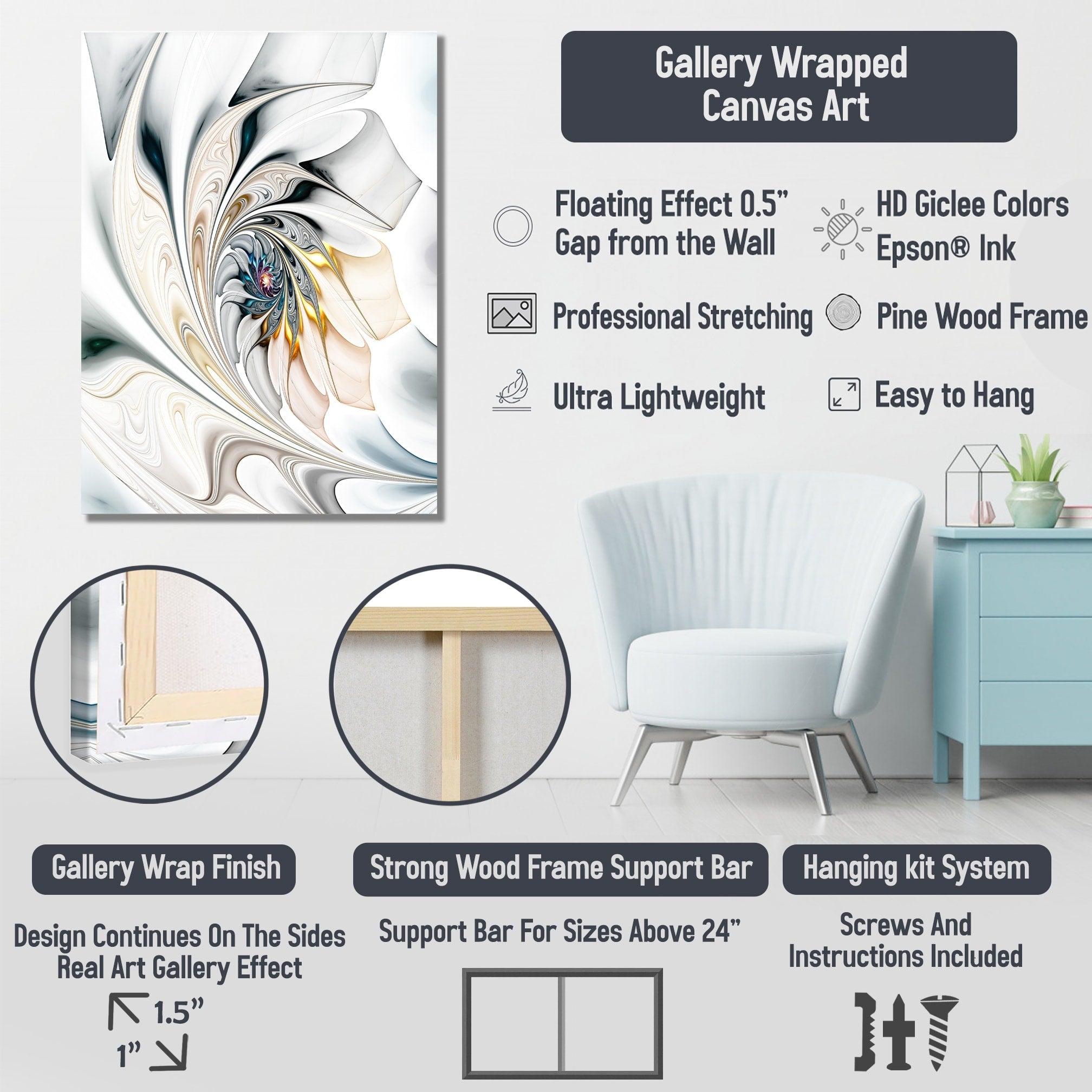 Designart Modern Blue And Beige Sand Aerial View V Coastal Beach Sand Wall Art