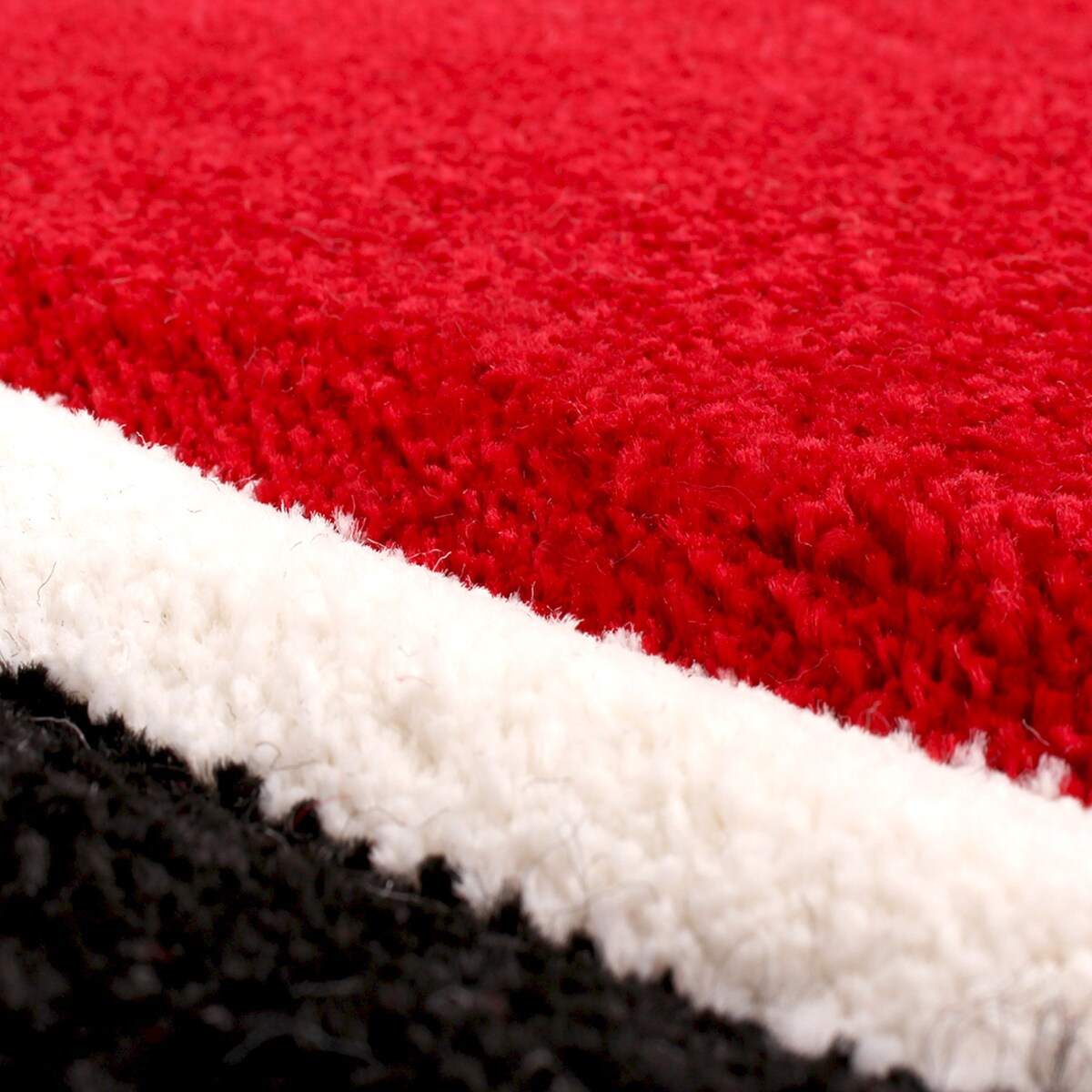 Designer Area Rug with Contour Cut and Modern Wave Pattern