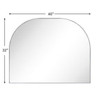 TEHOME Dezerae Large Arch Mirror for Mantel, 40'' W x 32'' H