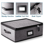 StorageBud Dinnerware Storage Containers - Stackable Holders for Plates, Cups, Flatware, Stemware, & Platter Sets