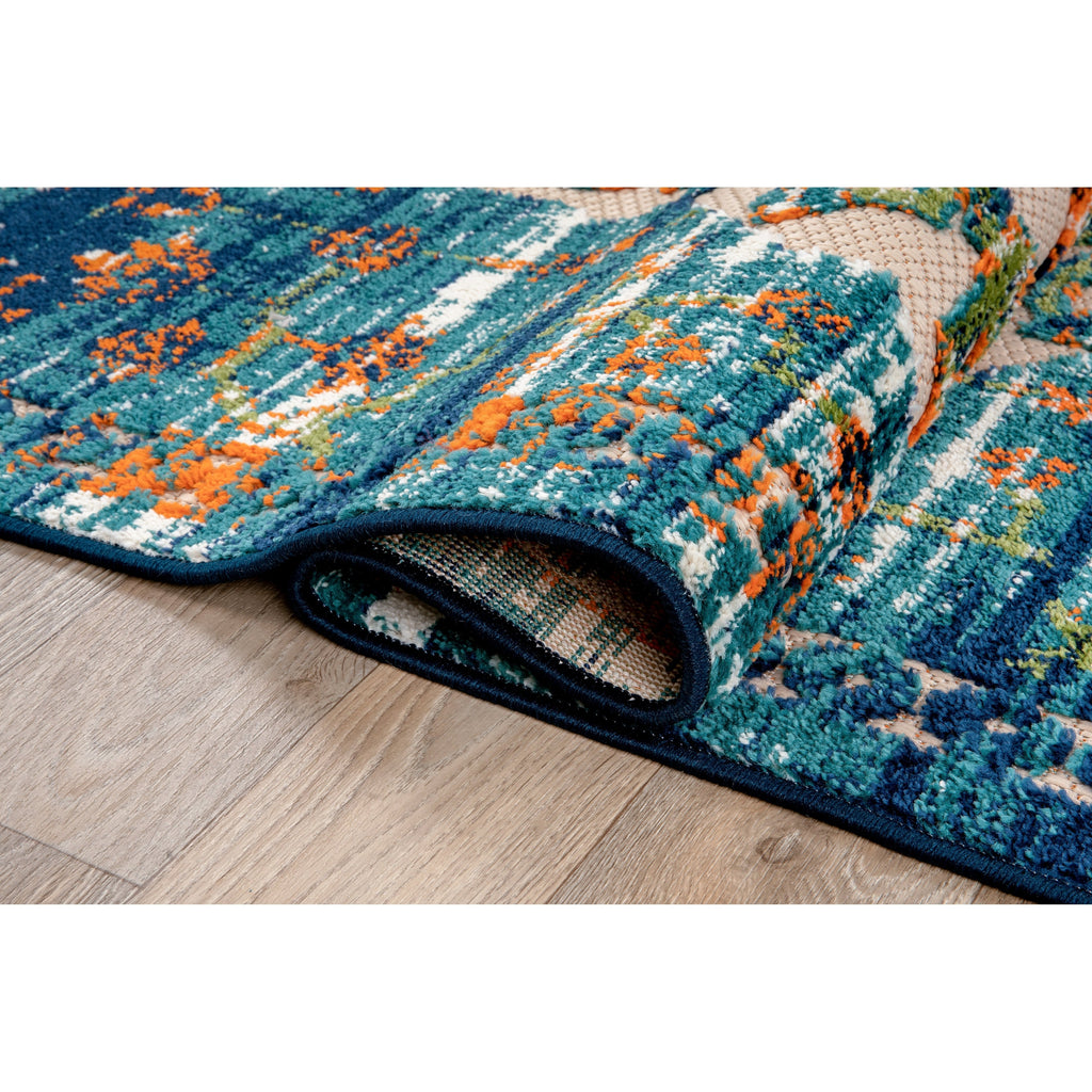 World Rug Gallery Distressed Traditional Indoor/Outdoor Area Rug