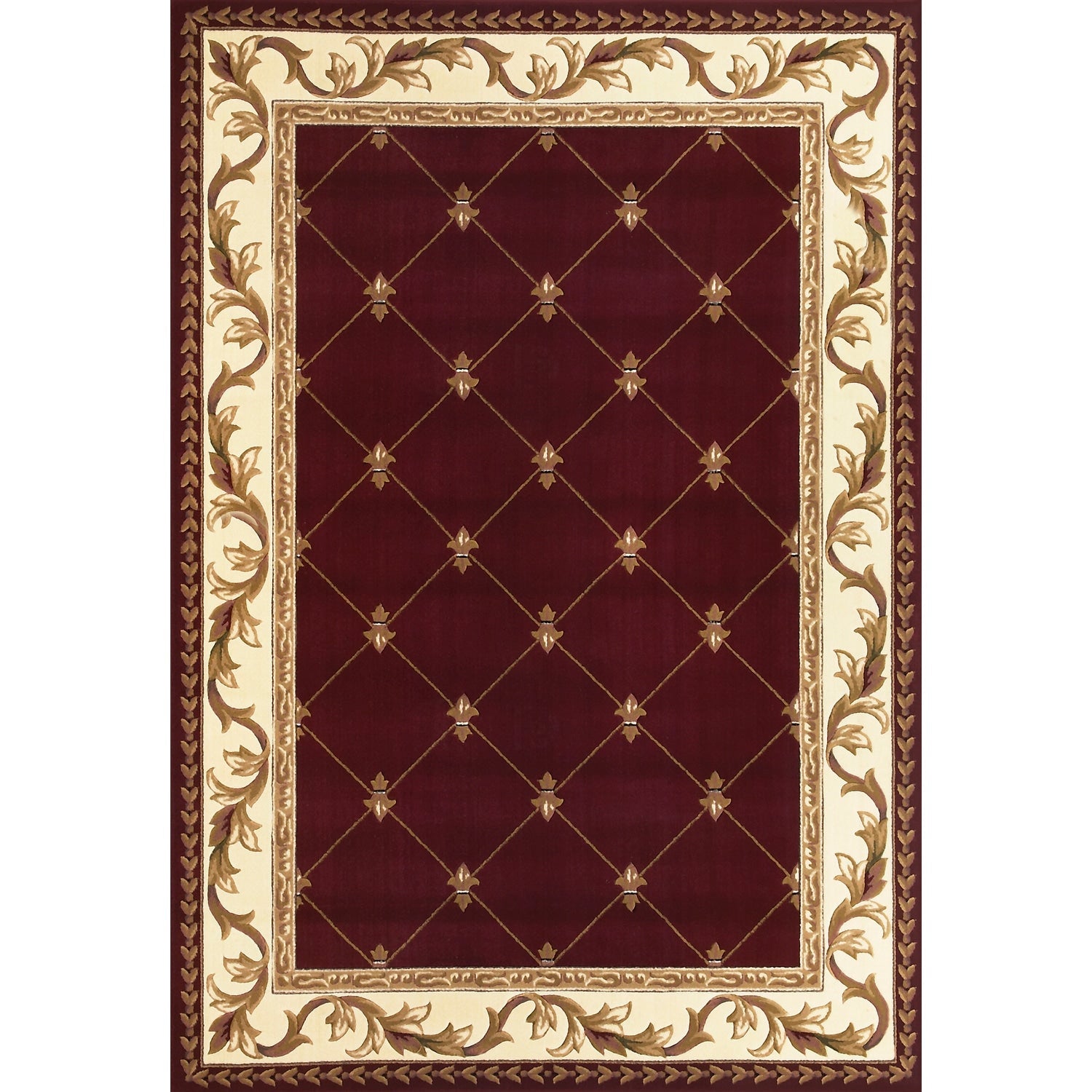 Domani Classics Victorian Bordered Trellis Area Rug