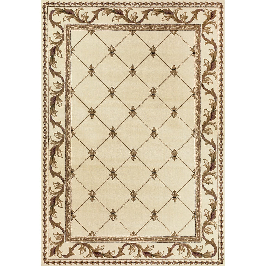 Domani Classics Victorian Bordered Trellis Area Rug