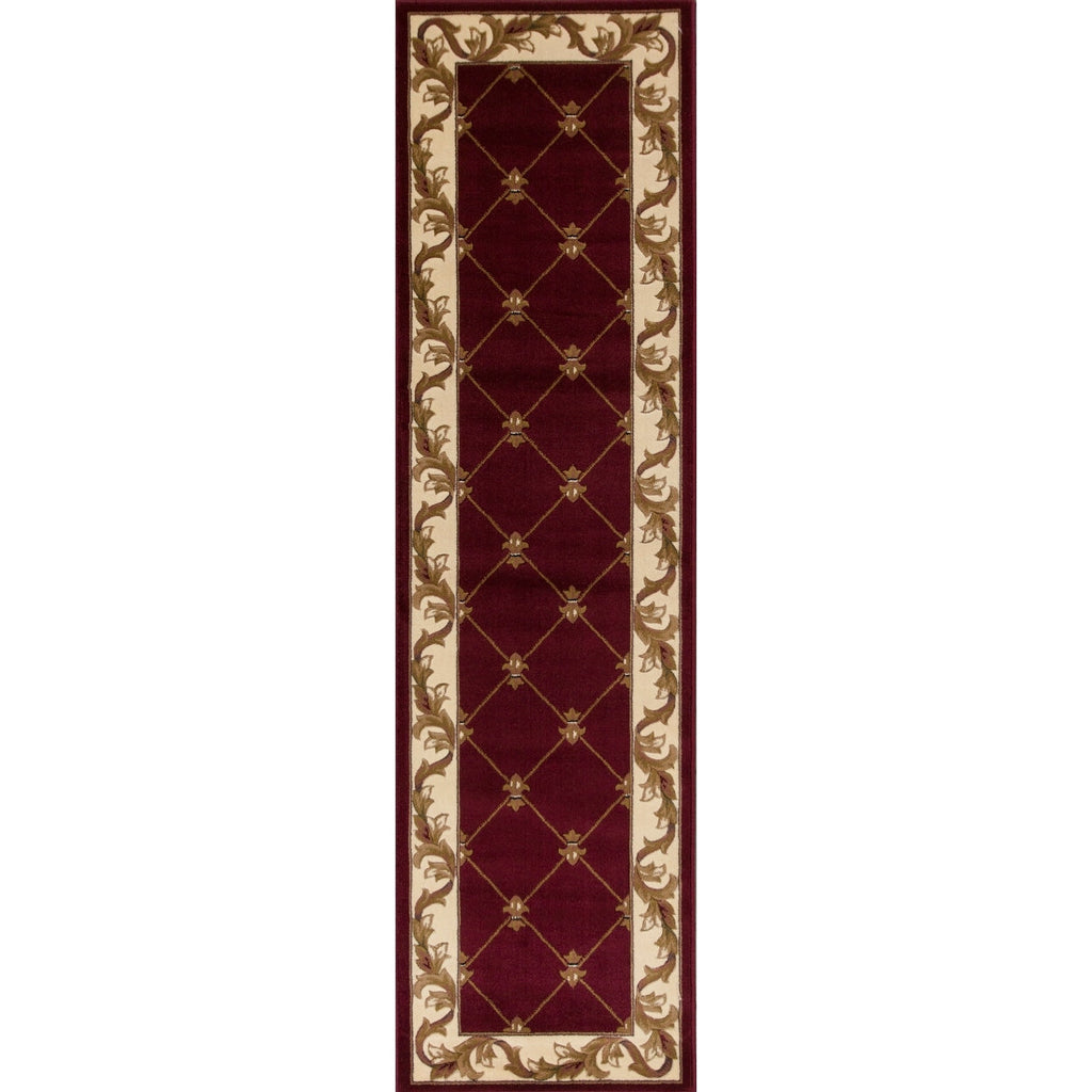 Domani Classics Victorian Bordered Trellis Area Rug