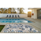 Domani Napa Floral Textured Indoor/ Outdoor Rug