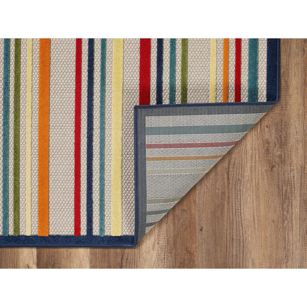 Domani Napa Summer Stripe Indoor/ Outdoor Rug