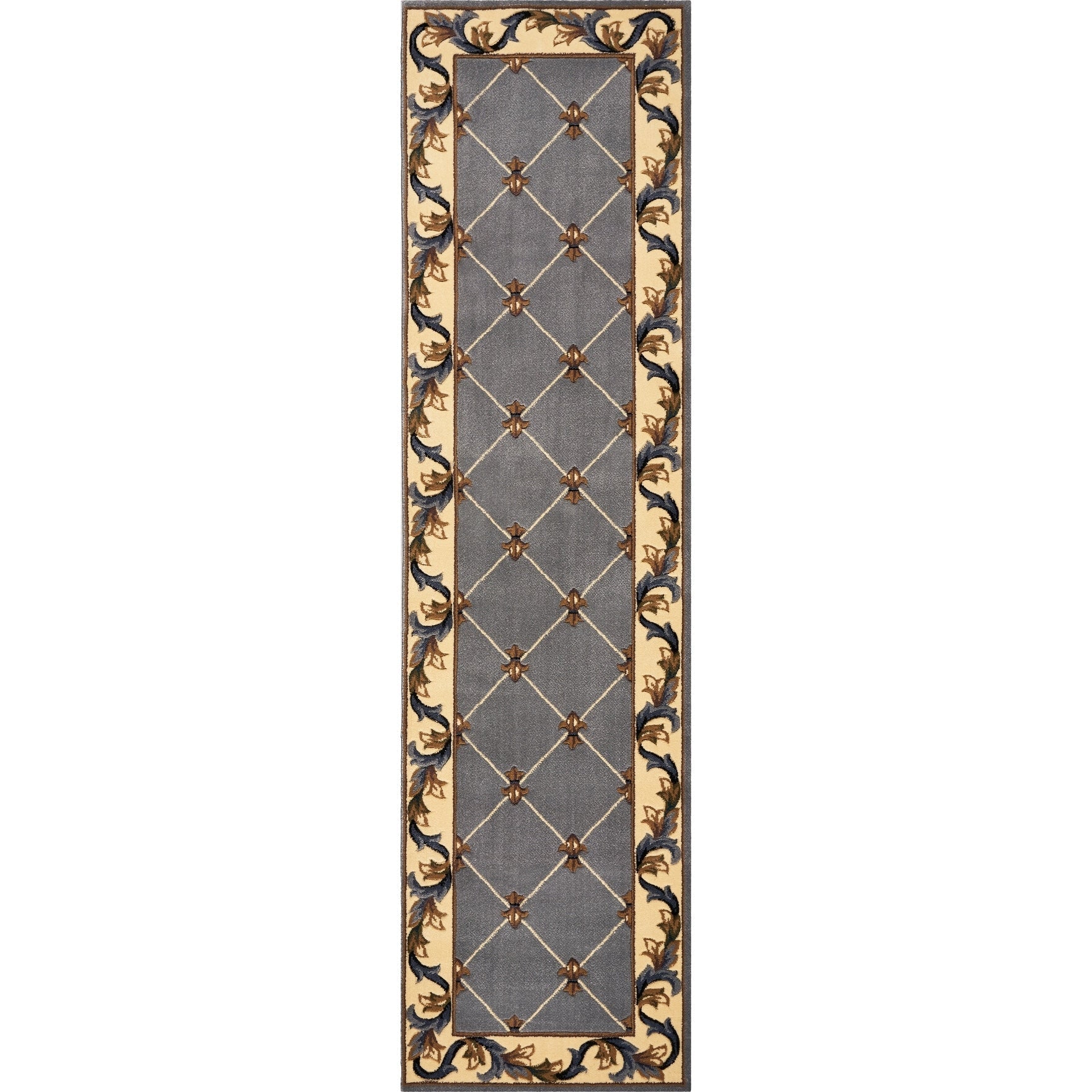 Domani Classics Victorian Bordered Trellis Area Rug