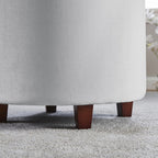 Donovan Tufted Round Storage Ottoman