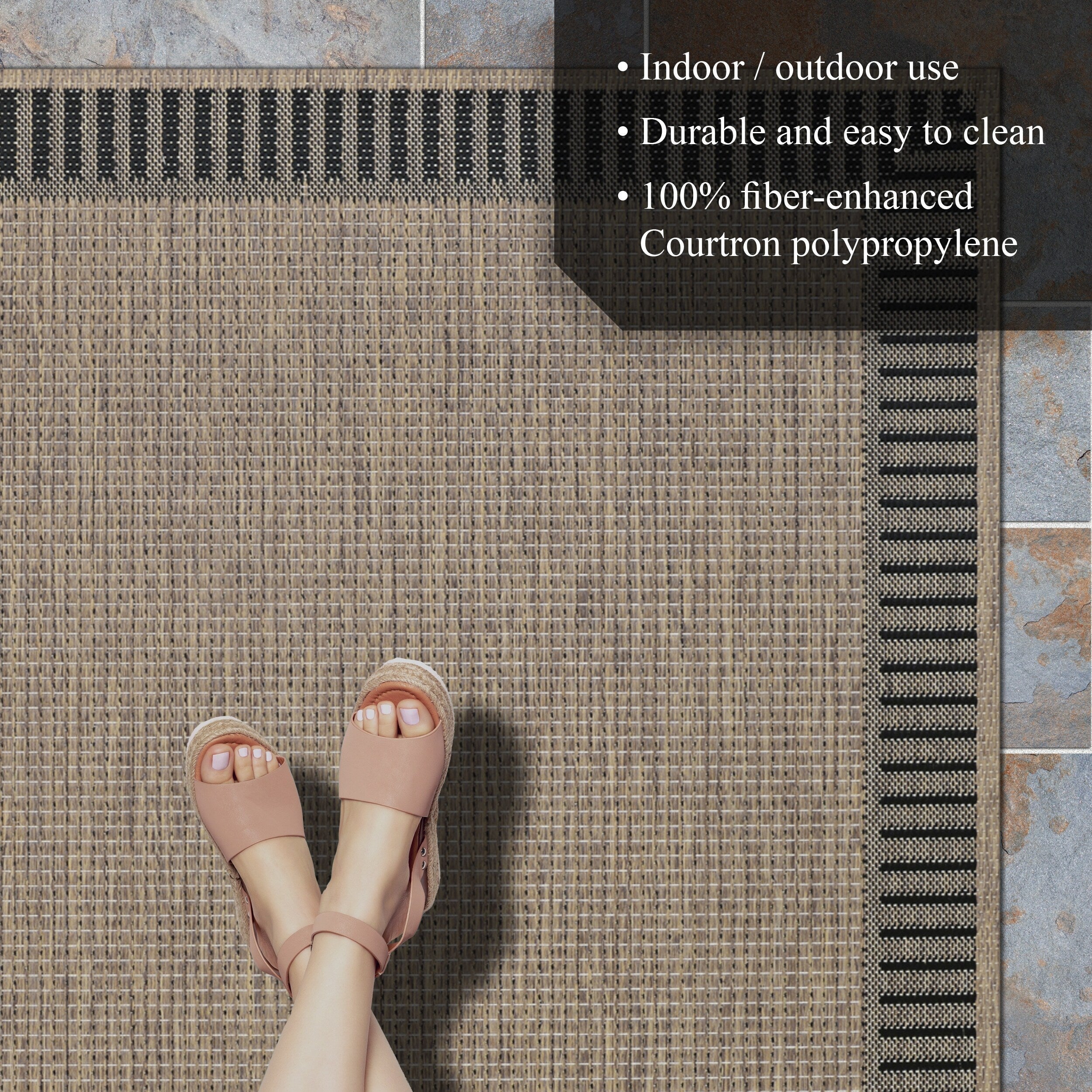 Dream Decor Rugs Pergola Flame Indoor Outdoor Area Rug