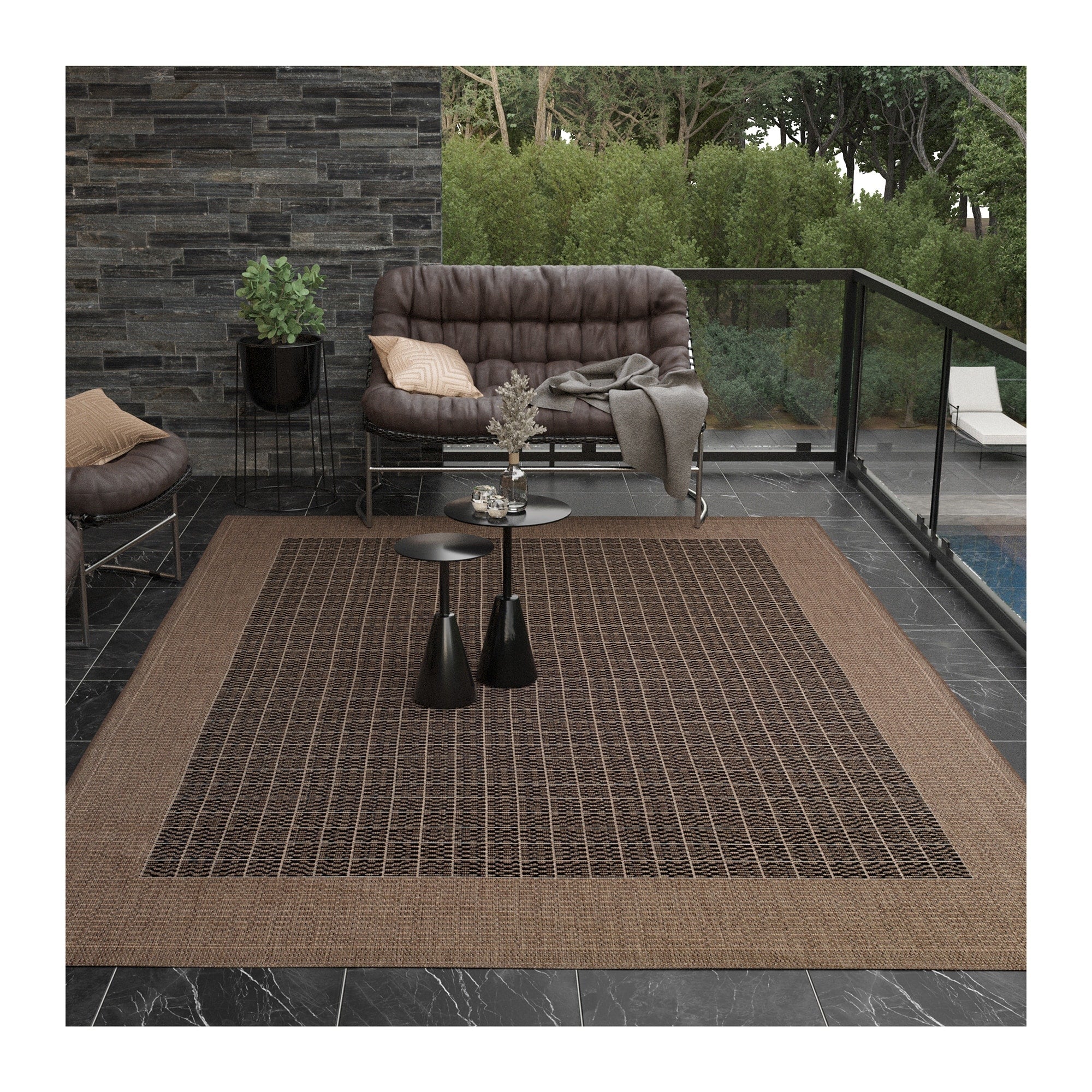 Dream Decor Rugs Pergola Quad Indoor Outdoor Area Rug
