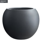 DreamPatio Riverside Fiberstone Modern Sphere Planter for Indoor/Outdoor